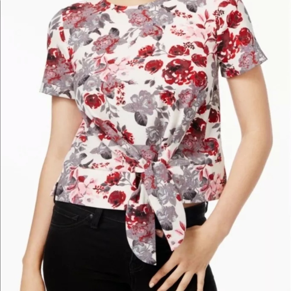 3/$25 NWT Kensie tie front blouse Medium
